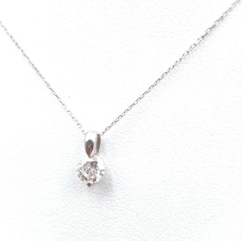 ジュエリー買取 ダイヤモンド プラチナ ネックレス 0.5ct